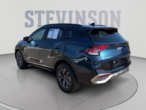 Blue 2025 Kia Sportage Hybrid SX-Prestige