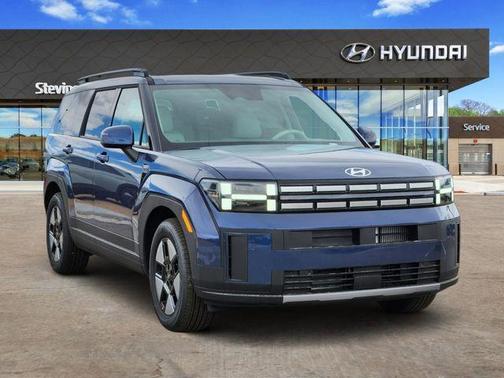 Atlantic Blue 2026 Hyundai SANTA FE HEV SEL