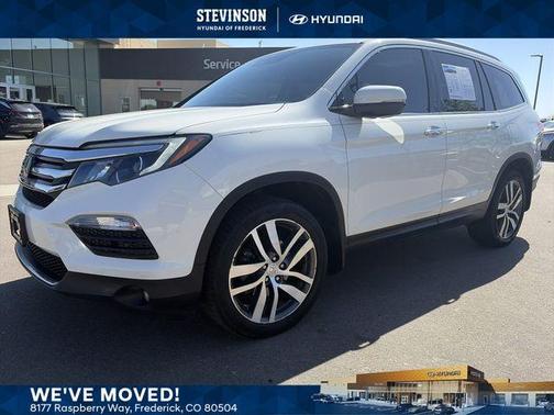White Diamond Pearl 2018 Honda Pilot Elite