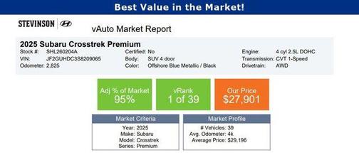 2025 Subaru Crosstrek Premium