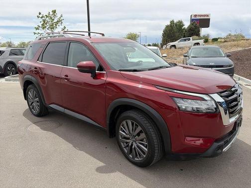Scarlet Ember 2023 Nissan Pathfinder SL