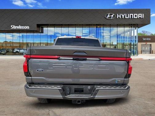 Gray Metallic 2023 Ford F-150 Lightning Platinum