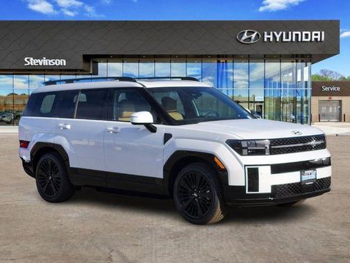 White 2026 Hyundai SANTA FE HEV Calligraphy