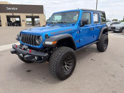 Hydro Blue Pearlcoat 2025 Jeep Wrangler Rubicon