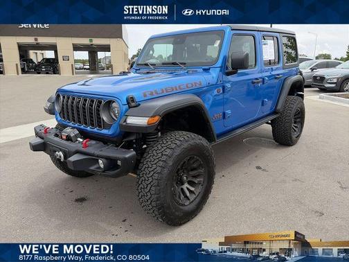 Hydro Blue Pearlcoat 2025 Jeep Wrangler Rubicon