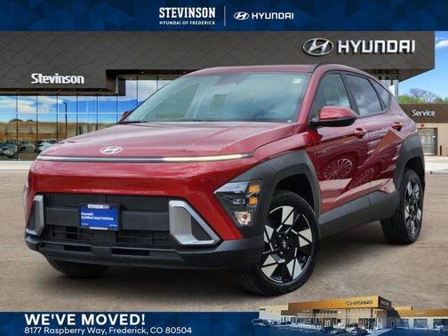 Red Metallic 2025 Hyundai KONA SEL