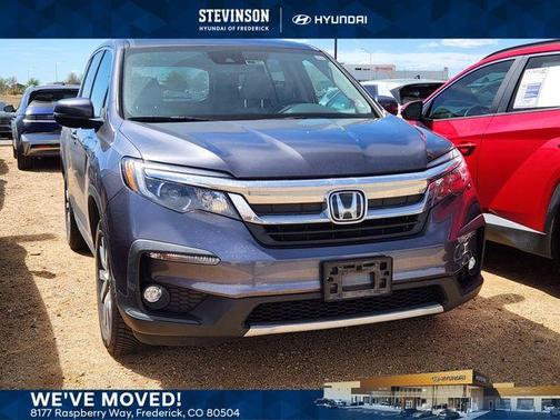 Modern Steel Metallic 2021 Honda Pilot EX-L