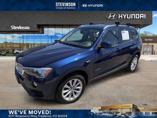 Deep Sea Blue Metallic 2017 BMW X3 xDrive28i