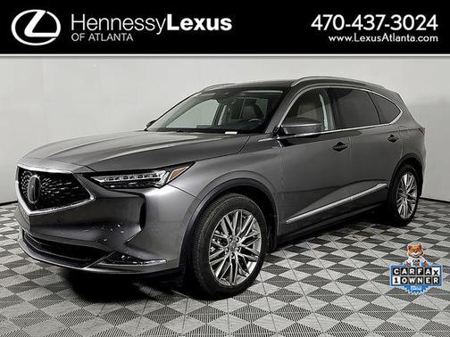 Liquid Carbon Metallic 2022 Acura MDX Advance Package