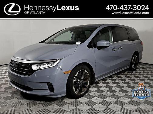 Obsidian Blue 2023 Honda Odyssey Elite