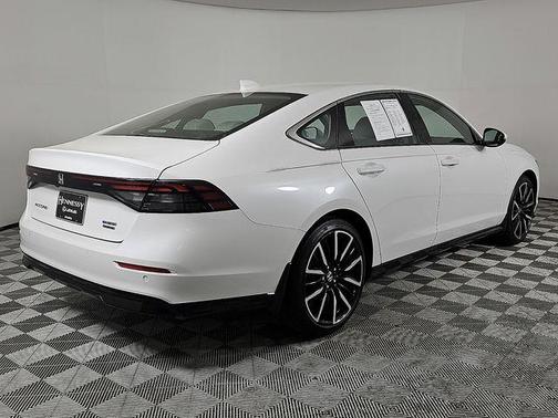 Platinum White Pearl 2025 Honda Accord Hybrid Touring
