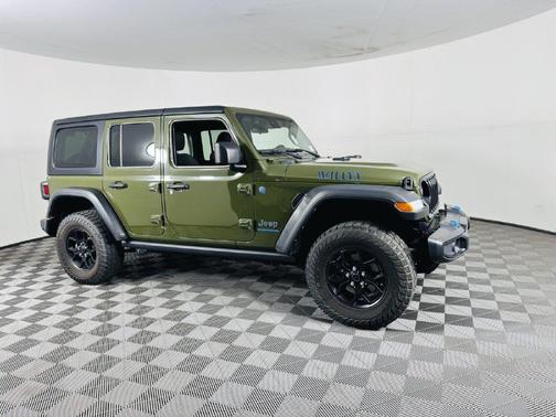 Sarge Green Clearcoat 2024 Jeep Wrangler 4xe Willys