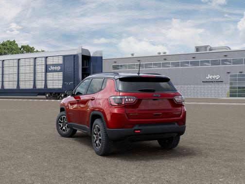 Red Hot Pearlcoat 2026 Jeep Compass Trailhawk