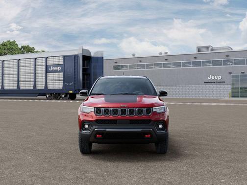 Red Hot Pearlcoat 2026 Jeep Compass Trailhawk