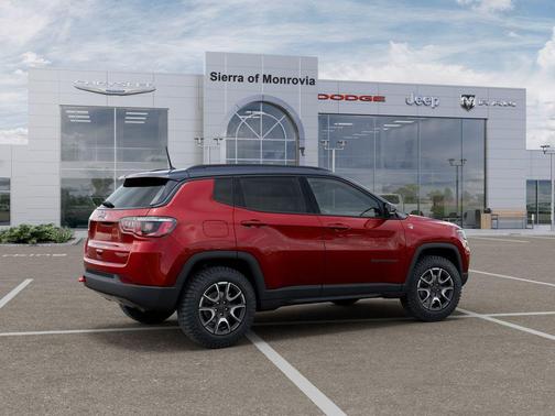 Red Hot Pearlcoat 2026 Jeep Compass Trailhawk
