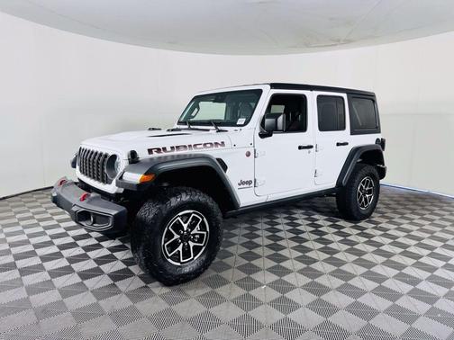 Bright White Clearcoat 2025 Jeep Wrangler Rubicon