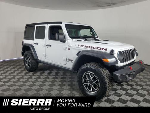 Bright White Clearcoat 2025 Jeep Wrangler Rubicon