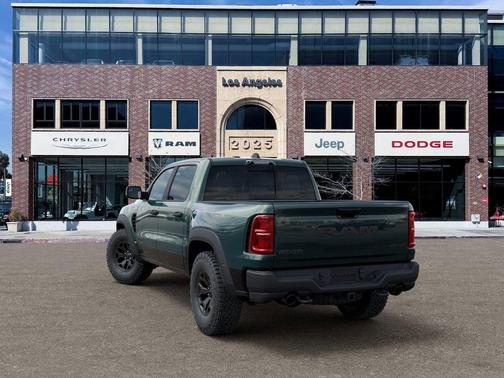 Serrano Green Metallic 2026 RAM 1500 RHO Crew Cab 4x4 5'7' Box