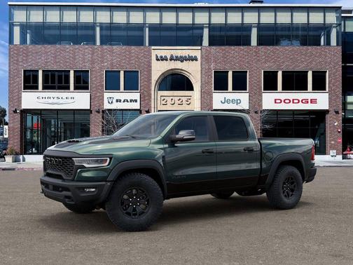Serrano Green Metallic 2026 RAM 1500 RHO Crew Cab 4x4 5'7' Box