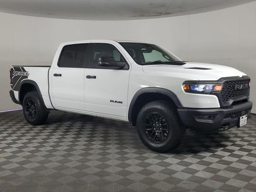 Bright White Clearcoat 2025 RAM 1500 Rebel