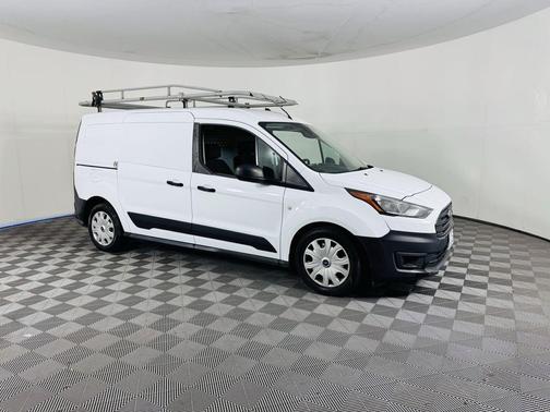 Frozen White 2021 Ford Transit Connect XL Cargo Van