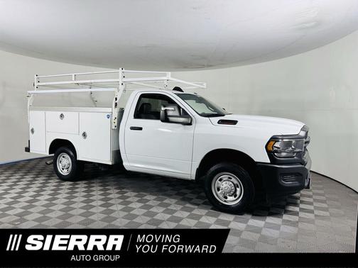 Bright White Clearcoat 2023 RAM 2500 Tradesman Regular Cab 4x2 8' Box