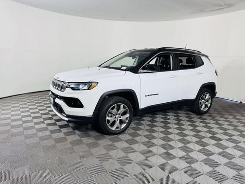 Bright White Clearcoat 2022 Jeep Compass Limited