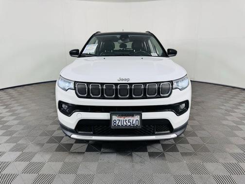 Bright White Clearcoat 2022 Jeep Compass Limited