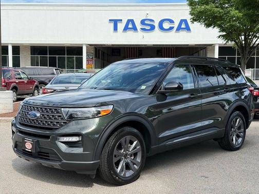 Forged Green Metallic 2023 Ford Explorer XLT