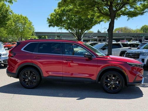 Radiant Red Metallic 2024 Honda CR-V Hybrid Sport Touring