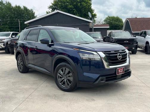 Blue 2022 Nissan Pathfinder SV