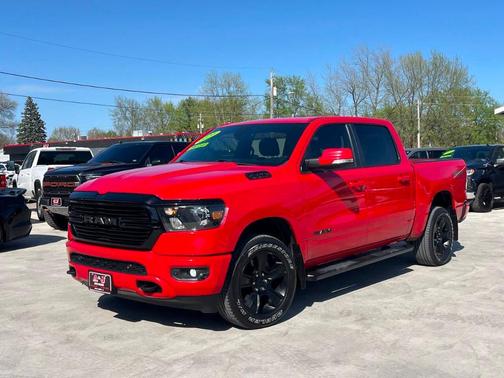 Red 2020 RAM 1500 Lone Star