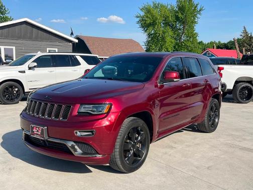 Burgundy 2016 Jeep Grand Cherokee High Altitude