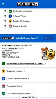 2006 Toyota Avalon Limited