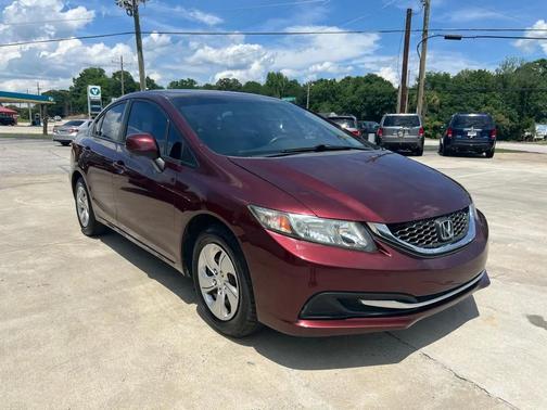 Crimson Pearl 2013 Honda Civic LX