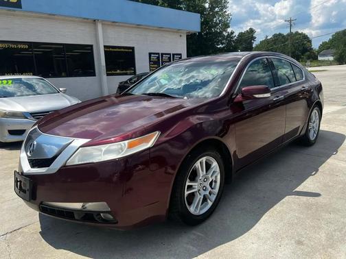 Basque Red Pearl 2009 Acura TL Technology