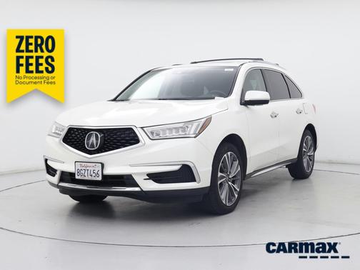 White 2019 Acura MDX