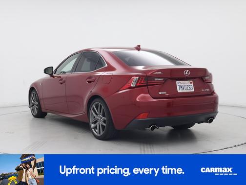 Red 2015 Lexus IS 250