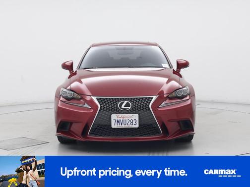 Red 2015 Lexus IS 250