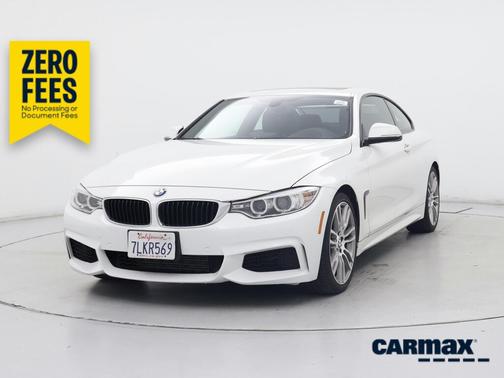 White 2015 BMW 428 I