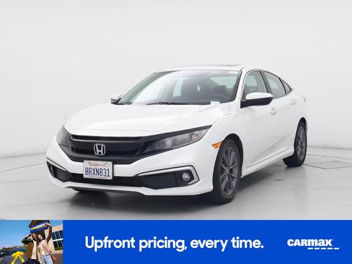 White 2020 Honda Civic EX-L