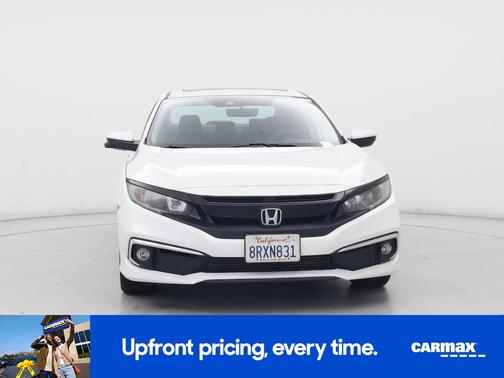 White 2020 Honda Civic EX-L