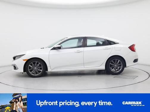 White 2020 Honda Civic EX-L