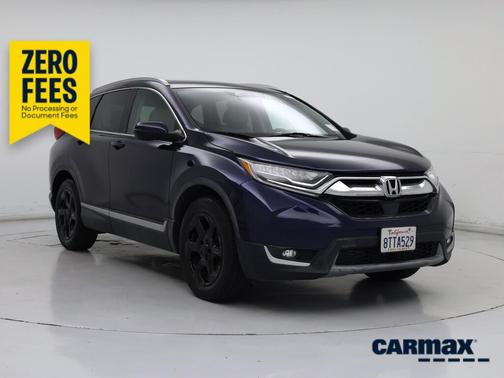 Blue 2017 Honda CR-V Touring