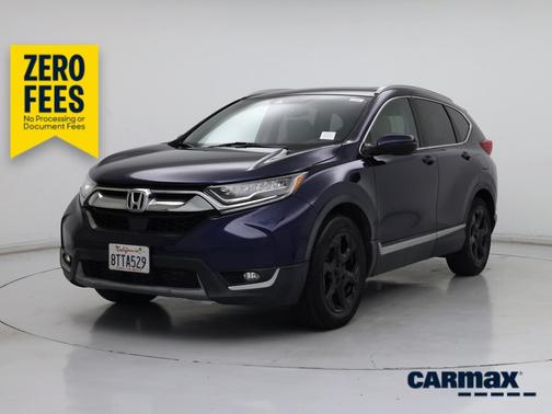 Blue 2017 Honda CR-V Touring