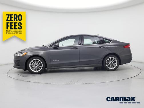 Gray 2019 Ford Fusion Hybrid SE