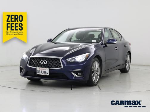 Blue 2022 INFINITI Q50 Luxe