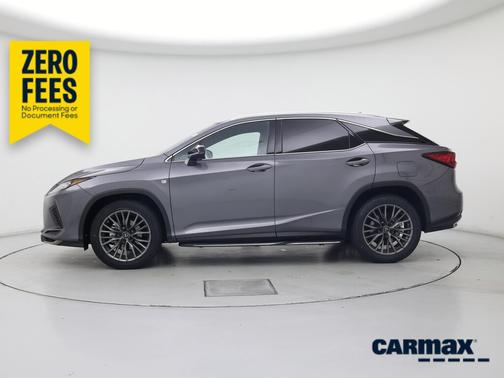 Gray 2021 Lexus RX 350 F-SPORT Handling