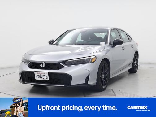 Silver 2026 Honda Civic Hybrid Sport