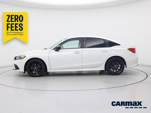 White 2022 Honda Civic Sport